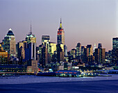 Midtown Manhattan skyline. New York City, USA