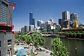 South Gate, Melbourne skylines. Victoria, Australia