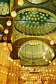 Dome ceiling, Muhammed Ali Mosque. Cairo