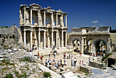 Library of Celsus, ruins of Ephesus. Turkey