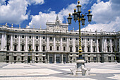 Plaza de la Armería, Royal Palace. Madrid. Spain