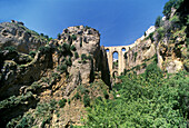Puente Nuevo (new bridge) on tajo gorge. Ronda. Málaga province, Spain
