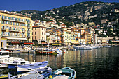 Old port, Villefranche-sur-Mer. Cote d Azur, French Riviera. France