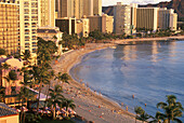 Waikiki beach. Honolulu, Oahu. Hawaii, USA