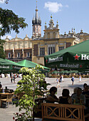 Cafe, The Cloth Hall, Rynek Glowny, Krakow, Poland