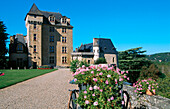 Chateau de Fayrac in Dordogne. Aquitaine. France