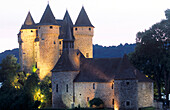 Chateau du Val in Cantal. Auvergne. France