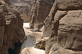 Guelta d Archei in the Ennedi Massif. Chad