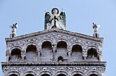 San Michele in Foro church detail. Lucca. Tuscany, Italy