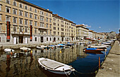 Grand Canal, Trieste. Friuli-Venezia Giulia, Italy