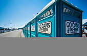 Go cans (Portable toilets). Louisiana. USA