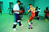 Shiddi boxing club. Lyari district, Karachi. Sindh province, Pakistan