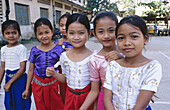 Apsara dance. Khmer Dance school. Phnom Penh. Cambodia
