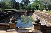 The twin ponds, Kuttam Pokuna. Anuradhapura. Sri Lanka
