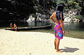 Emberá Indians. Chagres National Park, Panama