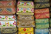 Indonesia. Bali. Handicraft at Ubud. Offering box.