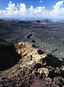 Montaña Rajada. Timanfaya National Park. Lanzarote, Canary Islands. Spain