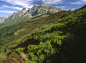 Torre del Friero (2445 m) in Picos de Europa National Park. Castilla-Leon, Spain