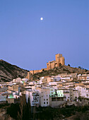 Vélez-Blanco with castle in background. Almería province, Spain