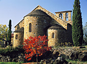 Romanesque monastery of San Domènec. Palera. Girona province, Spain