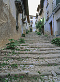 Oviedo Street in Valderrobres. Teruel province. Aragon, Spain