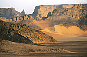 Tadrart Akakus region. Fezzan. Sahara desert. Libya