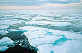 Ice formations. Spitsbergen. Arctic