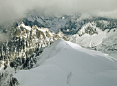 Aiguille du Midi, Chamonix. Haute-Savoie, Alps. France