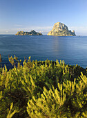 Es Vedrà and Vedranell. Ibiza. Balearic Islands. Spain.