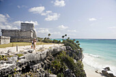 Tulum Ruins. Quintana Roo. Yucatan Peninsula. Mexico.