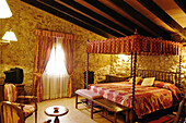 Room in luxurious rural tourism hotel Sa Bassa Rotja, Porreres. Majorca. Balearic Islands. Spain