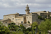 Church and convent in Lloret de Vistalegre. Majorca. Balearic Islands. Spain