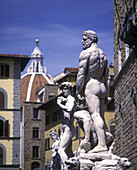 Piazza del signora, Florence, Tuscany, Italy.