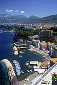 Sorrento, Gulf of naples coastline, Italy.