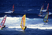 Windsurfing, Hookipa, Maui, Hawaii, USA.