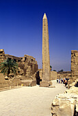 Obelisk of hathepsut, Great temple of amunkarnak, Luxor ruins, Egypt.