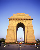India gate arch, New delhi, India.