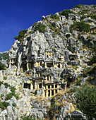 Sea necropolis, Myraruins, Kale, Turkey.