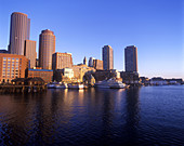 Rowes wharf, downtown, Boston, Massachusetts, USA.
