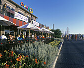 restaurants / cafes, International park, Toledo, Ohio, USA.