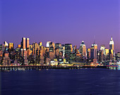 Mid-town skyline, Manhattan, New York, Usa