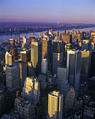 Mid-town skyline, Manhattan, New York, USA.