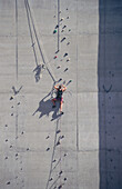 Climbing wall. South Island. New Zealand