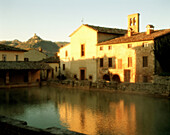 Thermae of Bagno Vignoni, Orcia Valley, South Siena, Tuscany, Italy