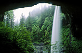 Waterfall, Silver Falls State Park. Oregon, USA