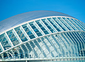 Hemisferic (planetarium and cinema). City of Arts and Sciences, by S. Calatrava. Valencia. Spain