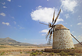 Windmill near Tefia. Fuerteventura, Canary Islands. Spain