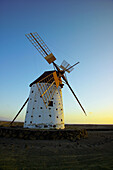 Windmill in Roque, near El Cotillo. Fuerteventura. Canary Islands. Spain
