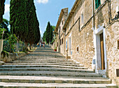 365 steps to the Chapel of El Calvari, Pollença, Mallorca, Balearic Islands, Spain