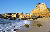 Portugal, Algarve, Lagos, Praia da Dona Ana (Dona Ana Beach)